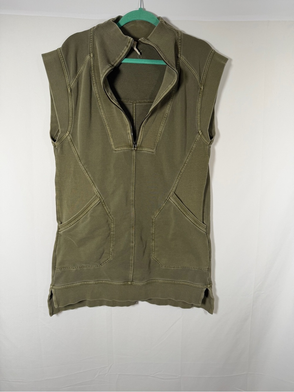 Daily Practice by Anthropologie Meru Zip-Front Mini Dress